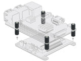 Delock Abstandshalter M2.5, Sechskant, Innen, 10 mm schwarz 4 Stück
