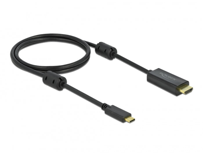Delock Aktives USB Type-C™ zu HDMI Kabel (DP Alt Mode) 4K 60 Hz 1 m