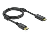 Delock Aktives DisplayPort 1.2 zu HDMI Kabel 4K 60 Hz 1 m