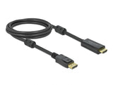 Delock Aktives DisplayPort 1.2 zu HDMI Kabel 4K 60 Hz 2 m
