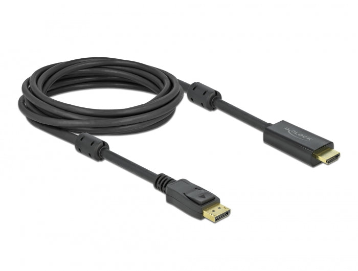 Delock Aktives DisplayPort 1.2 zu HDMI Kabel 4K 60 Hz 5 m