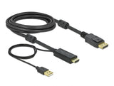 Delock HDMI zu DisplayPort Kabel 4K 30 Hz 3 m