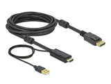 Delock HDMI zu DisplayPort Kabel 4K 30 Hz 5 m