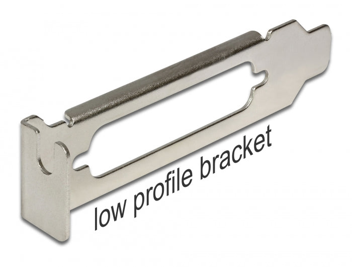 Delock Low Profile Slotblech mit D-Sub 25 Öffnung