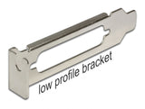 Delock Low Profile Slotblech mit D-Sub 25 Öffnung
