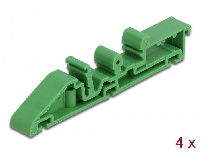 Delock Hutschienenclip für Platine 85 mm 4 Stück
