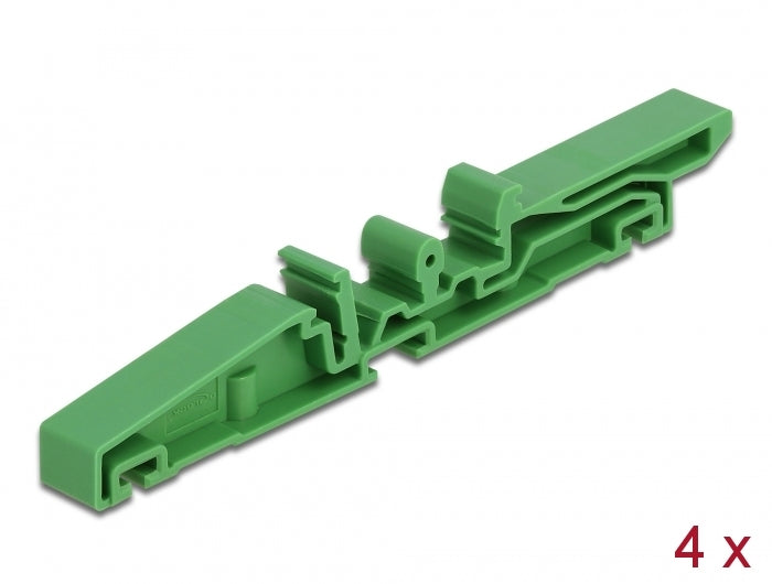 Delock Hutschienenclip für Platine 122 mm 4 Stück