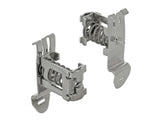 Delock Schirmklemme für Hutschiene - Kabeldurchmesser 3 - 8 mm