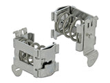 Delock Schirmklemme für Hutschiene - Kabeldurchmesser 10 - 20 mm