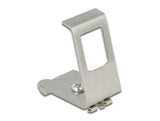 Delock Keystone Metall Halterung 1 Port für Hutschienen
