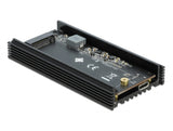 Delock Externes Gehäuse für M.2 NVMe PCIe SSD mit SuperSpeed USB 20 Gbps (USB 3.2 Gen 2x2) USB Type-C™ Buchse