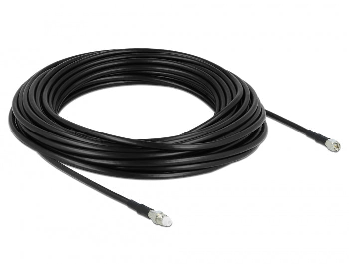 Delock Antennenkabel FME Buchse > SMA Stecker RG-58 C/U 15 m
