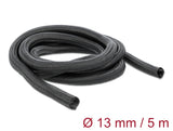 Delock Geflechtschlauch selbstschließend 5 m x 13 mm schwarz