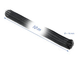 Delock Geflechtschlauch selbstschließend 10 m x 16 mm schwarz