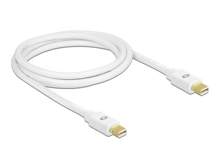 Delock Kabel Mini DisplayPort 1.2 Stecker > Mini DisplayPort Stecker 4K 60 Hz 1 m
