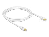 Delock Kabel Mini DisplayPort 1.2 Stecker > Mini DisplayPort Stecker 4K 60 Hz 1,5 m