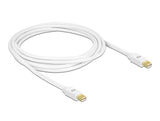 Delock Kabel Mini DisplayPort 1.2 Stecker > Mini DisplayPort Stecker 4K 60 Hz 2 m