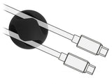 Delock Kabelhalter Mini mit 2 Durchführungen selbstklebend Set 10 Stück schwarz
