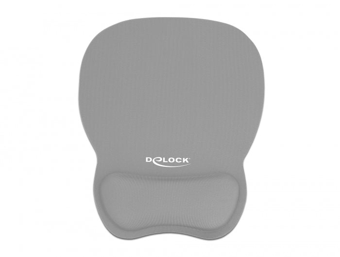 Delock Ergonomisches Mauspad mit Handballenauflage grau 245 x 206 mm