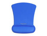 Delock Ergonomisches Mauspad mit Handballenauflage blau 255 x 207 mm