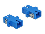 Delock LWL Kupplung SC Simplex Buchse zu SC Simplex Buchse Singlemode 4 Stück blau