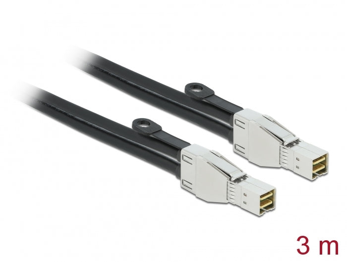 Delock PCI Express Kabel Mini SAS HD SFF-8674 zu SFF-8674 3 m
