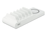 Delock USB und kabelloses Ladegerät 2 x USB Type-C™ PD + 3 x USB Typ-A mit 110 W