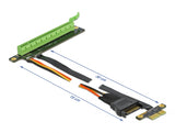 Delock Riser Karte PCI Express x1 zu x16 mit flexiblem Kabel 30 cm
