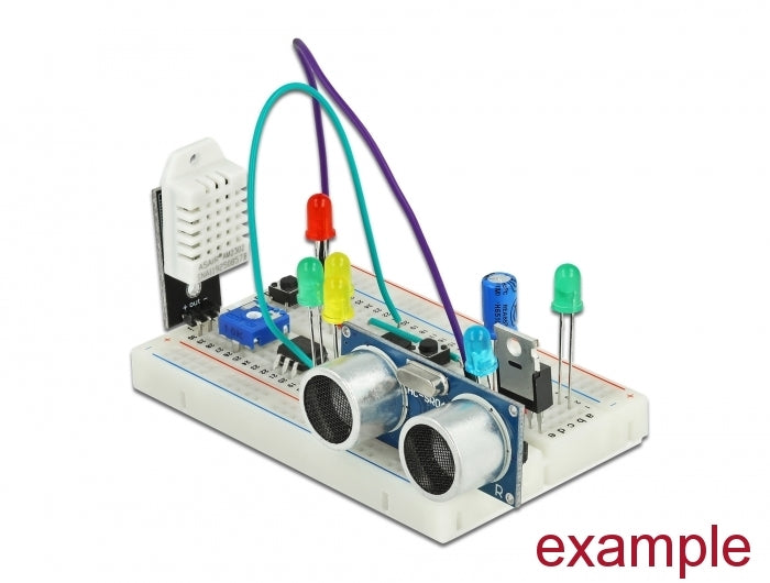 Delock Experimentier-Steckbrett 630/200 Kontakte