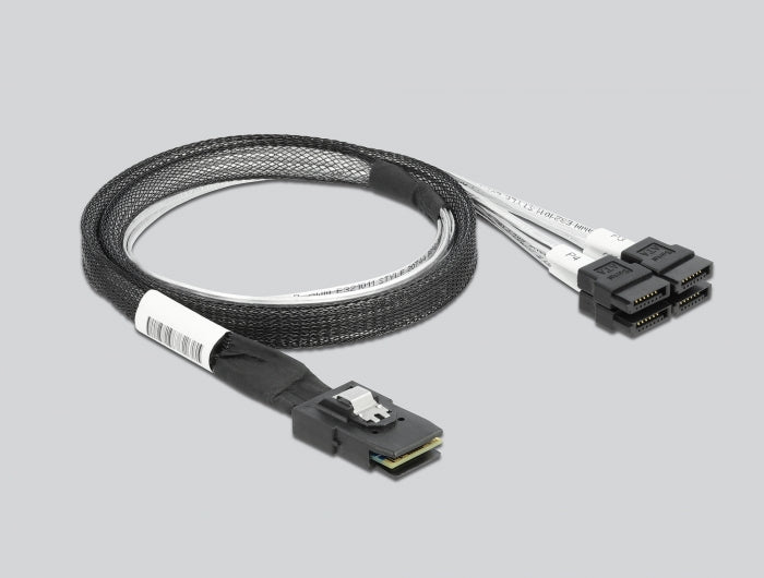 Delock PCI Express x4 Karte zu 4 x SATA 6 Gb/s RAID und HyperDuo - Low Profile Formfaktor