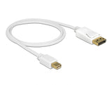Delock Kabel Mini DisplayPort 1.2 Stecker > DisplayPort Stecker 4K 60 Hz 1,0 m