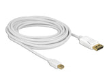 Delock Kabel Mini DisplayPort 1.2 Stecker > DisplayPort Stecker 4K 60 Hz 5,0 m