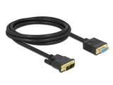 Delock Kabel DVI 12+5 Stecker zu VGA Buchse 2 m
