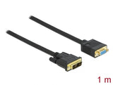Delock Kabel DVI 12+5 Stecker zu VGA Buchse 1 m