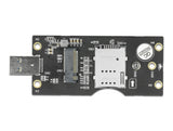 Delock USB 3.0 Konverter Typ-A Stecker zu M.2 Key B mit SIM Slot