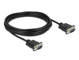 Delock RS-232 Kabel Seriell D-Sub 9 Stecker zu Stecker mit schmalem Steckergehäuse 5 m