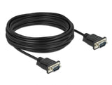 Delock RS-232 Kabel Seriell D-Sub 9 Stecker zu Stecker mit schmalem Steckergehäuse 10 m