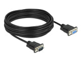 Delock RS-232 Kabel Seriell D-Sub9 Stecker zu Buchse mit schmalem Steckergehäuse 10 m