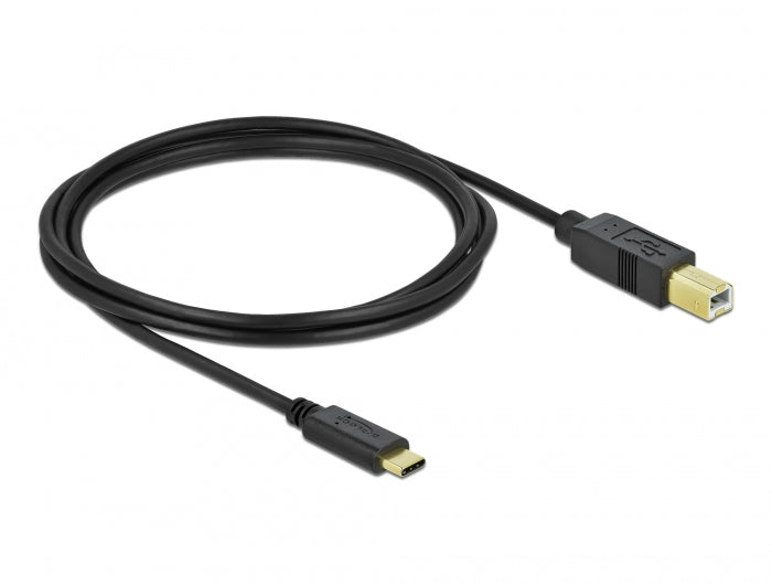 Delock USB 2.0 Kabel Type-C zu Typ-B 2 m