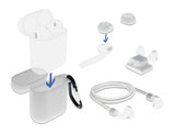 Delock Apple AirPods Zubehörset weiß
