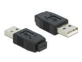 Delock Adapter USB micro-A+B Buchse zu USB 2.0 Typ-A Stecker