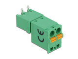 Delock Terminalblock Set für Platine 2 Pin 5,08 mm Rastermaß horizontal