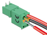 Delock Terminalblock Set für Platine 2 Pin 5,08 mm Rastermaß horizontal