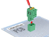 Delock Terminalblock Set für Platine 2 Pin 5,08 mm Rastermaß vertikal