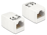 Delock Adapter RJ45 Buchse > RJ45 Buchse Cat.6 UTP kompakt