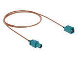 Delock Antennenkabel FAKRA Z Stecker > FAKRA Z Buchse RG-316 0,5 m