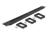 Delock 19″ Kabelmanagement Bürstenleiste mit 3 Bügeln 1 HE schwarz