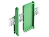 Delock Platinenhalterung (107 mm) für Hutschiene 5 cm lang