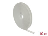 Delock Klettband auf Rolle L 10 m x B 13 mm grau