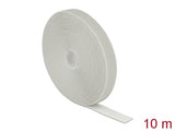 Delock Klettband auf Rolle L 10 m x B 20 mm grau